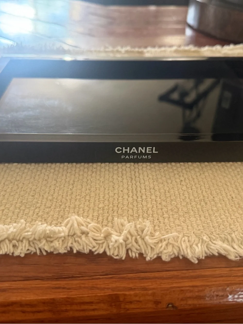CHANEL Black Tablet Display for Parfums